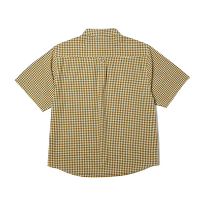 89 Micro Gingham Oxford Shirt - Natural