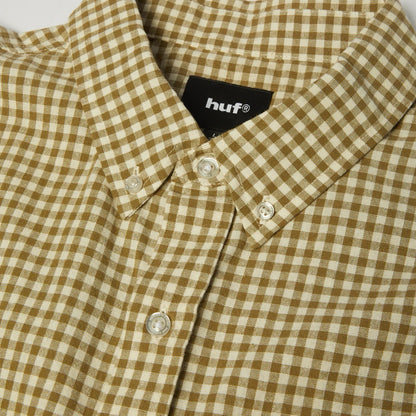 89 Micro Gingham Oxford Shirt - Natural