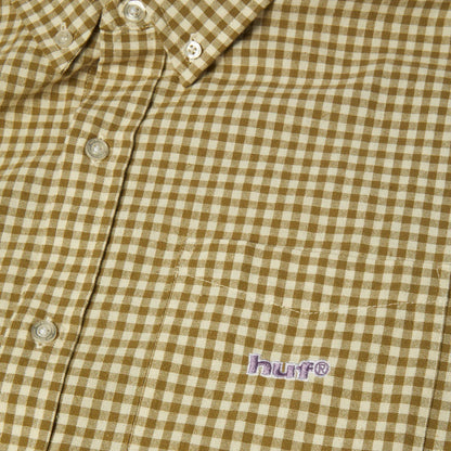 89 Micro Gingham Oxford Shirt - Natural