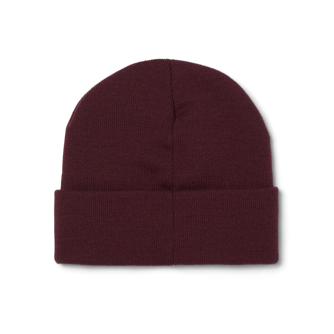 ALL CAPS CUFF BEANIE - BURGUNDY