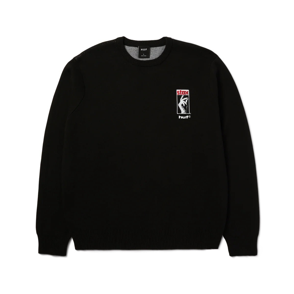 HUF x Isaac Hayes Black Moses Knit Sweater