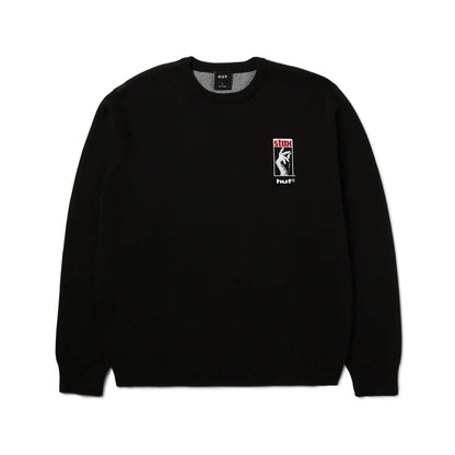 HUF x Isaac Hayes Black Moses Knit Sweater