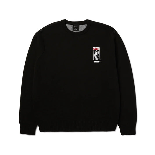 HUF x Isaac Hayes Black Moses Knit Sweater