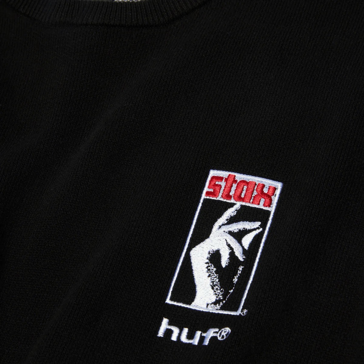 HUF x Isaac Hayes Black Moses Knit Sweater