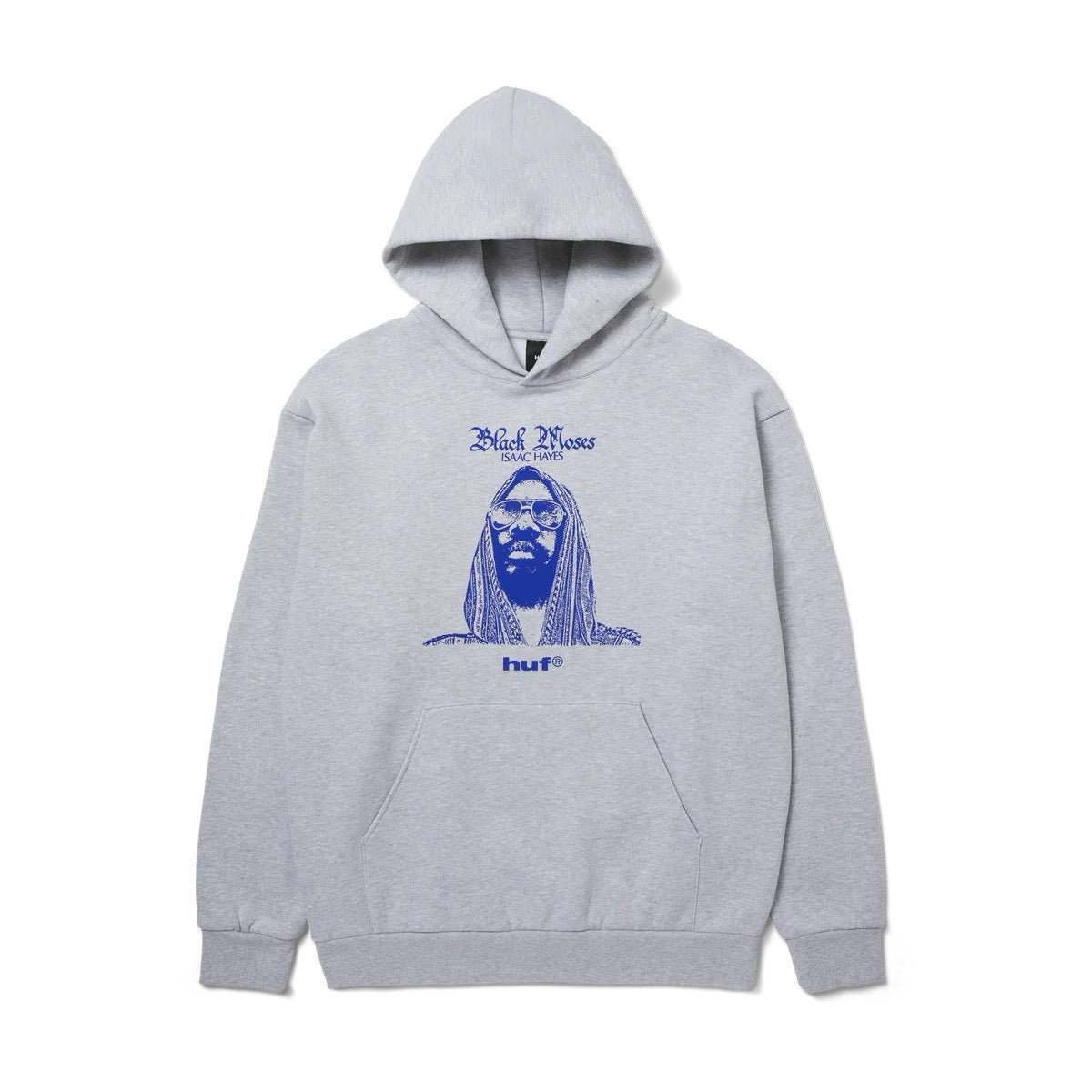 HUF x Isaac Hayes Black Moses Heavyweight Pullover Hoodie