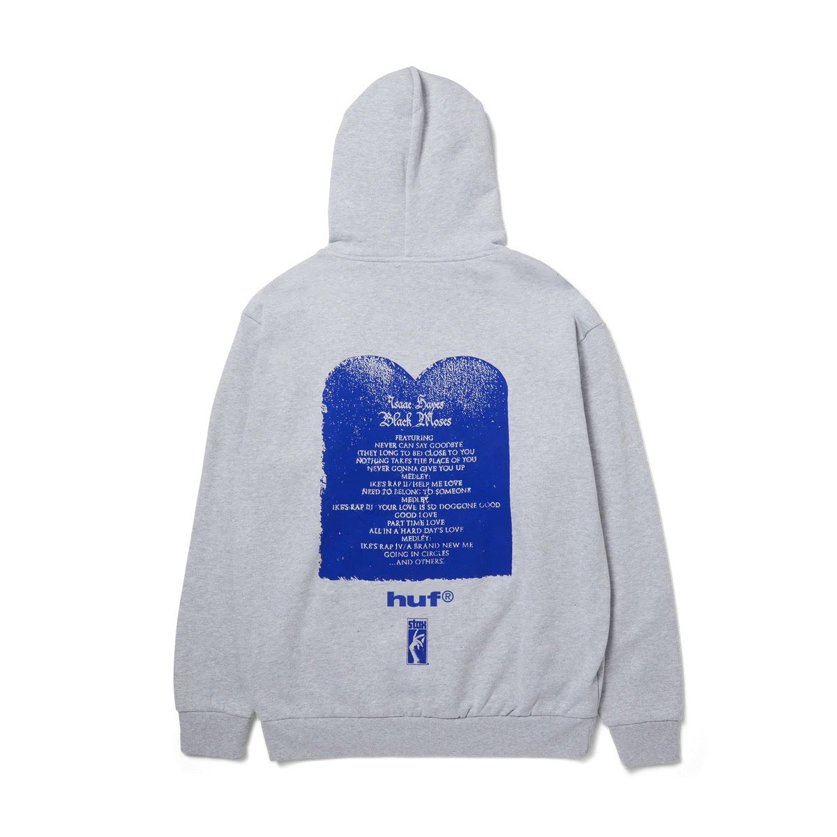 HUF x Isaac Hayes Black Moses Heavyweight Pullover Hoodie
