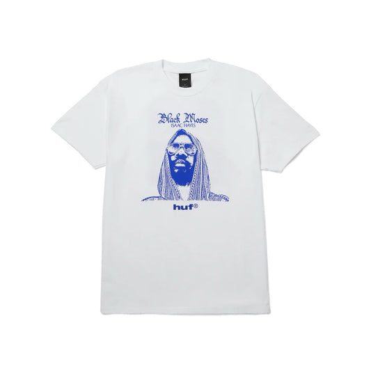 HUF x Isaac Hayes Black Moses Heavyweight T-Shirt - White