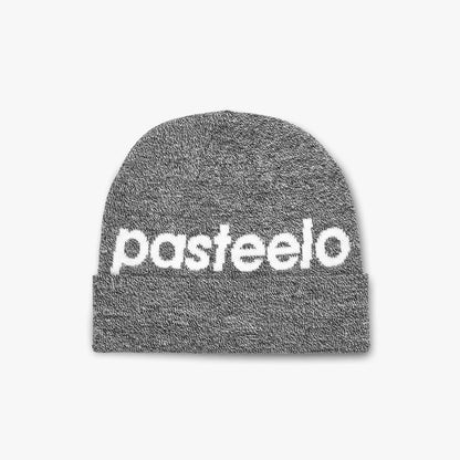 SCRIPT BEANIE - HEATHER GREY