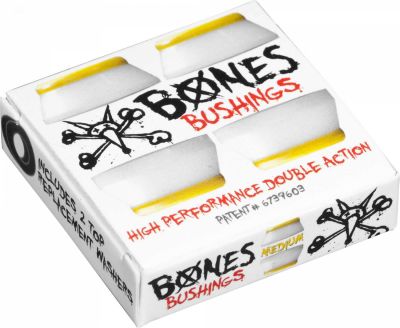 Bones Bushing #3 Medium 91A White / Yellow