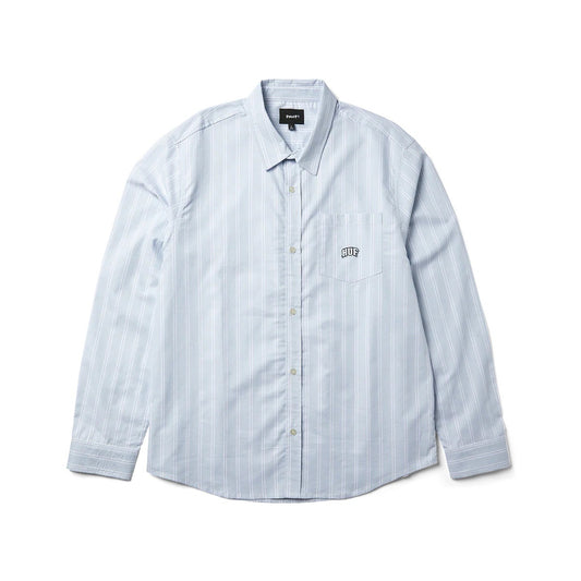 Classic Arch Long Sleeve Oxford Shirt - Light Blue