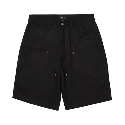Classic H Double Knee Work Short - Black