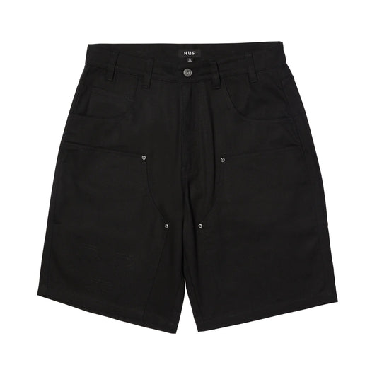 Classic H Double Knee Work Short - Black