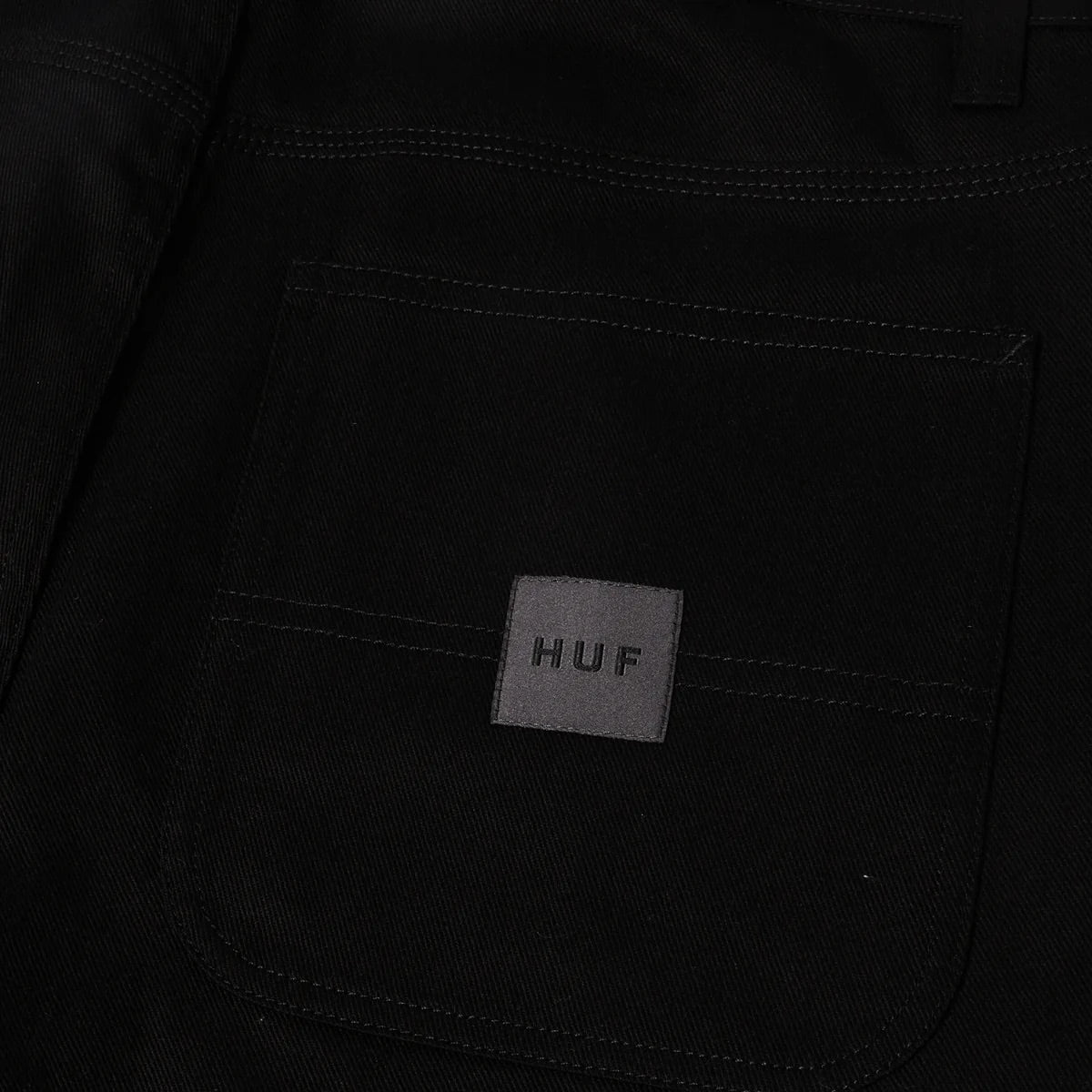 Classic H Double Knee Work Short - Black