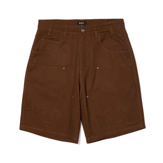 Classic H Double Knee Work Short - Brown