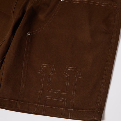 Classic H Double Knee Work Short - Brown