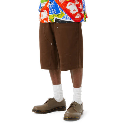 Classic H Double Knee Work Short - Brown