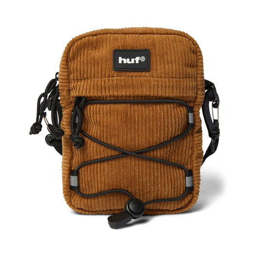 Corduroy Bowery Side Bag - Brown