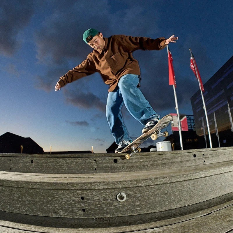 WOOL BLEND SHIRT - WALNUT