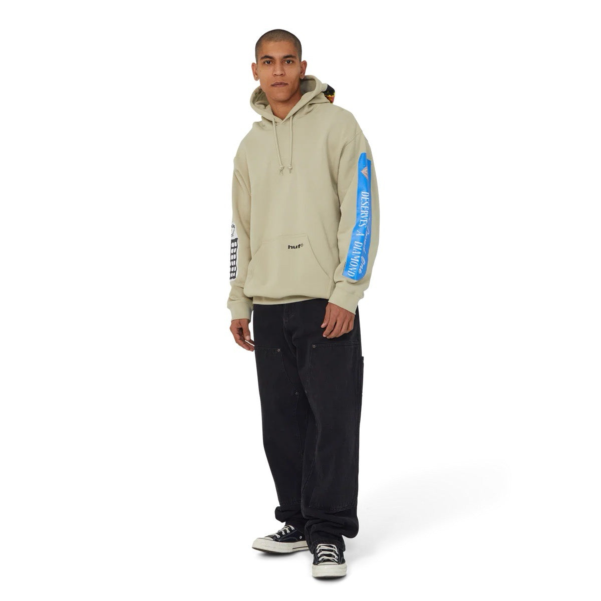 Gimme The Loot Pullover Hoodie - Sand