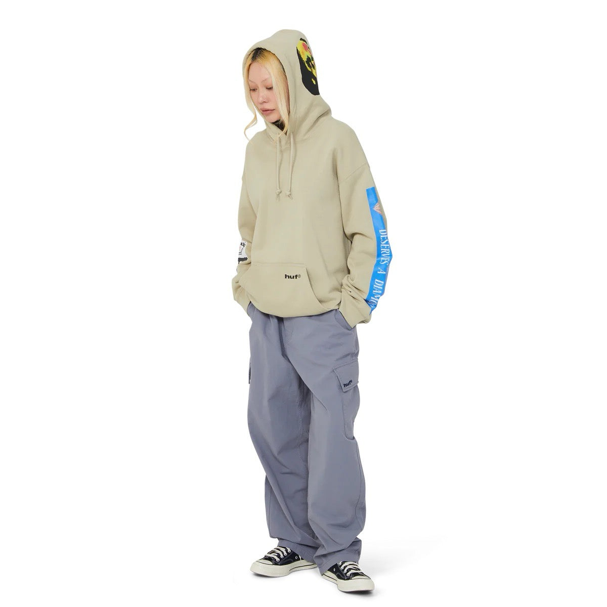 Gimme The Loot Pullover Hoodie - Sand