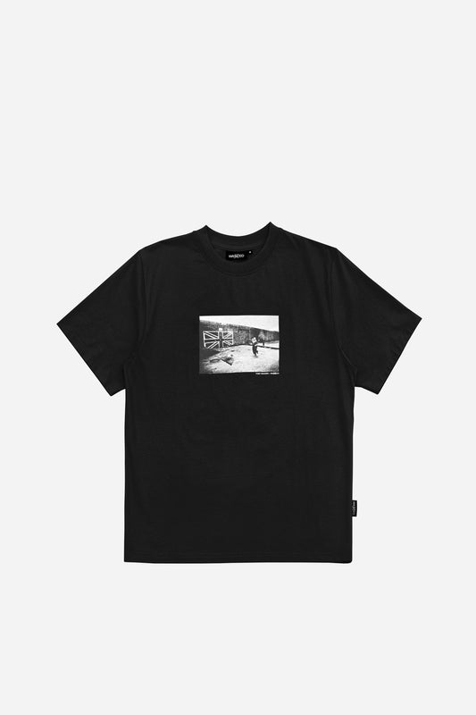 GLAD NÅR DET REGNER T-SHIRT - SORT