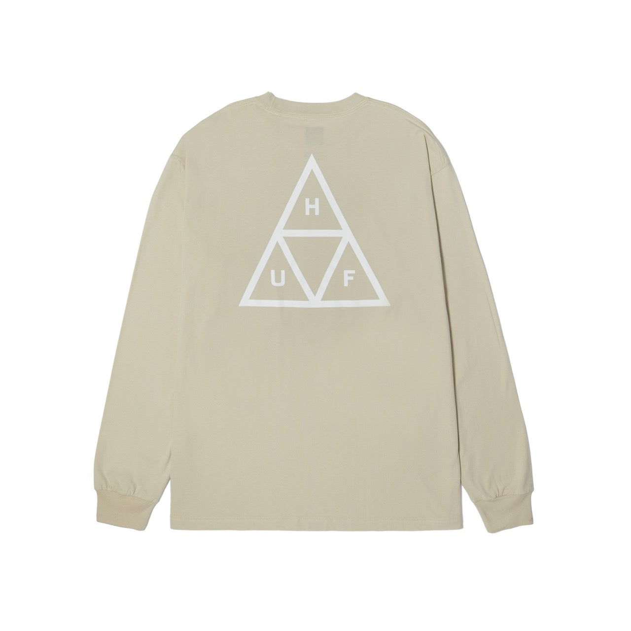 HUF SET TT L/S TEE - STONE