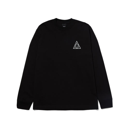 HUF SET TT L/S TEE - BLACK