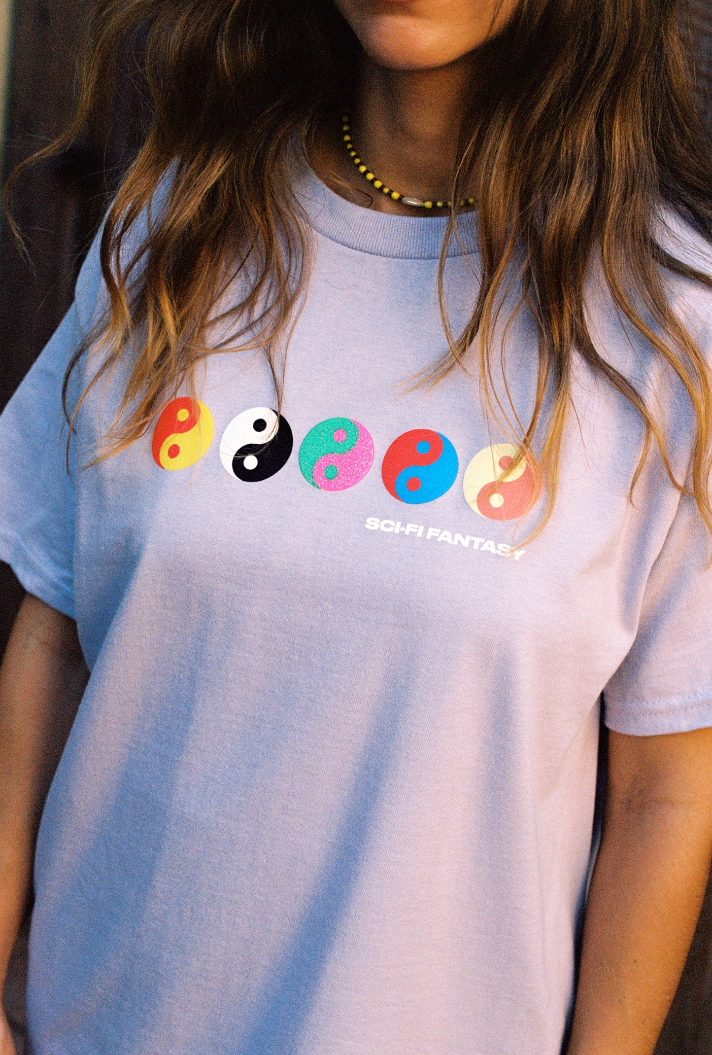 Yin Yang Tee - Orchid