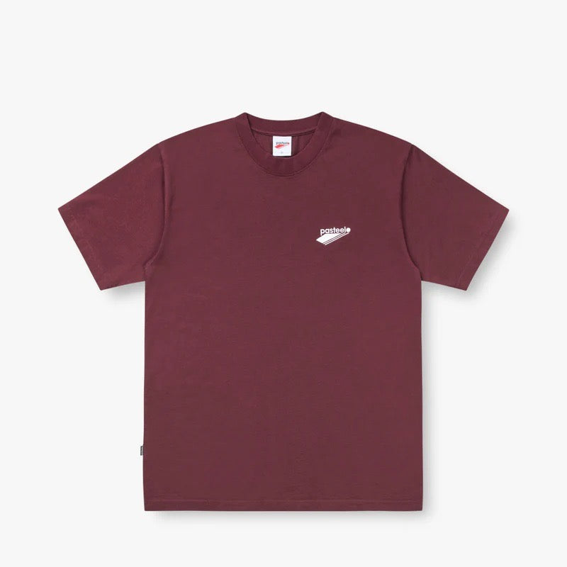 TONAL EMB O.G. TEE - BURGUNDY