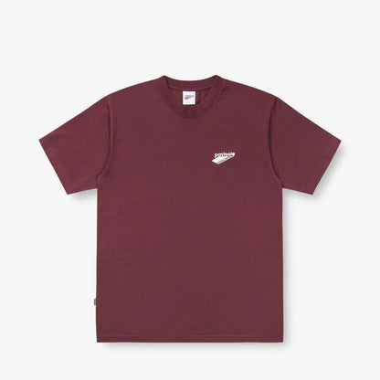TONAL EMB O.G. TEE - BURGUNDY