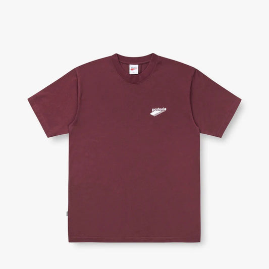 TONAL EMB O.G. TEE - BURGUNDY