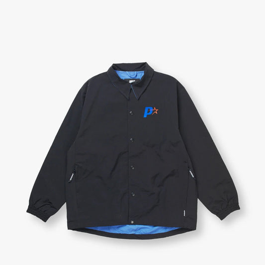 P STEELO COACH JACKET - BLACK
