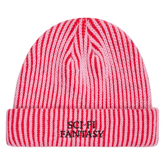 Sci-Fi Fantasy Logo Beanie - Pink Dark Red