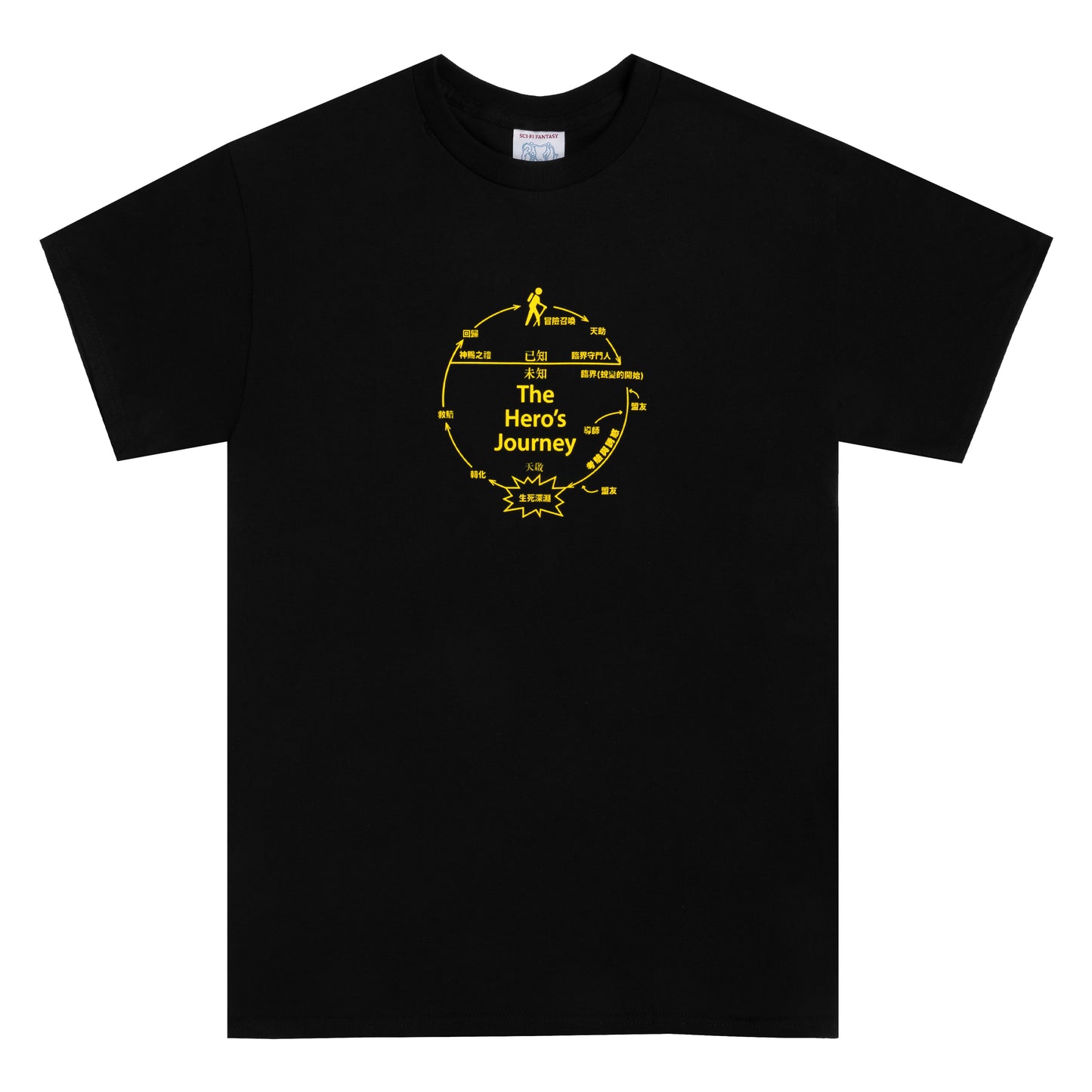 The Hero's Journey Tee - Sort