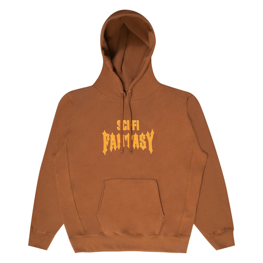 SCI FI FANTASY BIKER HOOD BROWN
