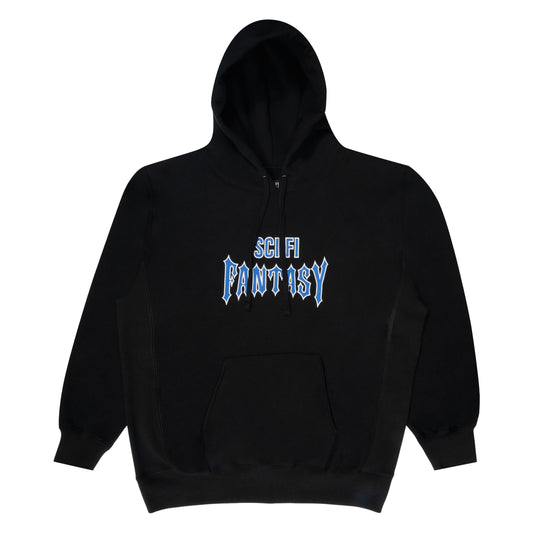 SCI FI FANTASY BIKER HOOD BLACK