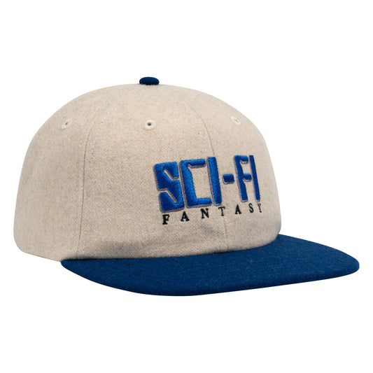 SCI FI FANTASY DISPLAY HAT CREAM NAVY
