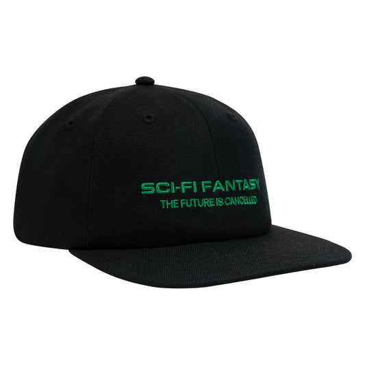 SCI FI FANTASY FUTURE IS CANCELLED HAT BLACK