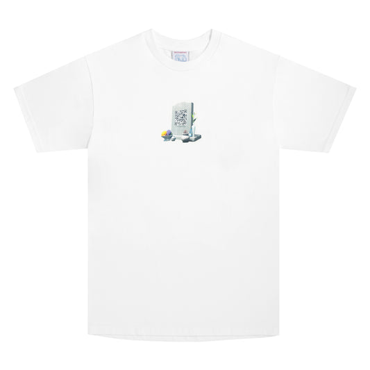 SCI FI FANTASY TOMBSTONE TEE WHITE
