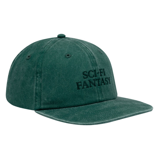 SCI FI FANTASY WASHED LOGO HAT GREEN