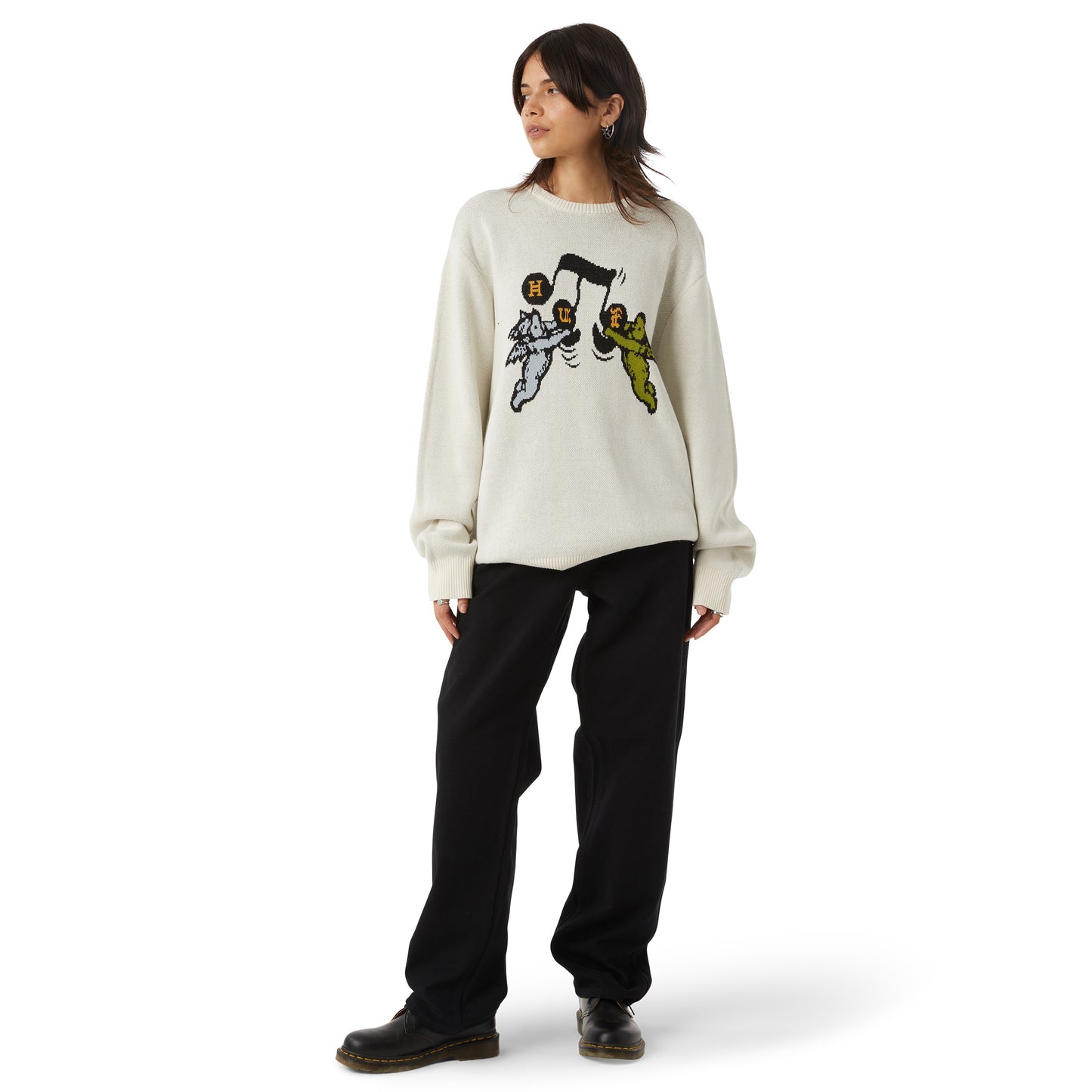SANG INTARSIA SWEATEREN