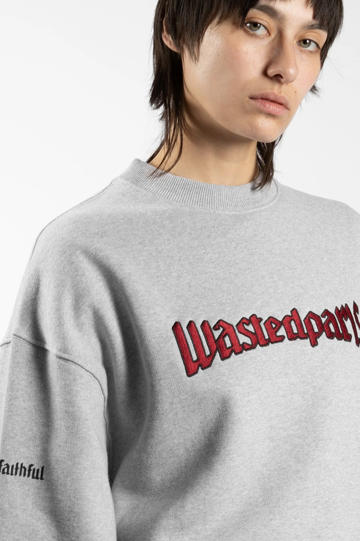 UNITED CREW NECK - ASK GRÅ