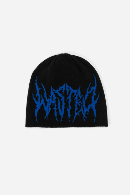VVULT REVERSE BROW BEANIE - SORT / BLÅ