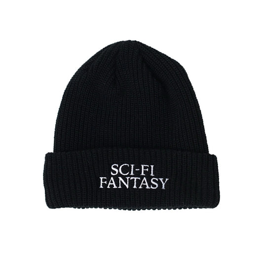 Sci-Fi Fantasy Logo Beanie - Black