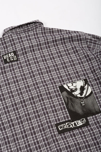 Taunt Shirt - Black Tartan