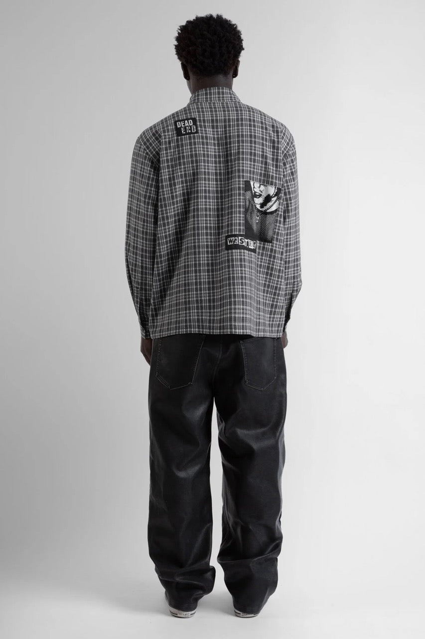 Taunt Shirt - Black Tartan