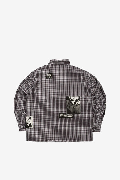 Taunt Shirt - Black Tartan