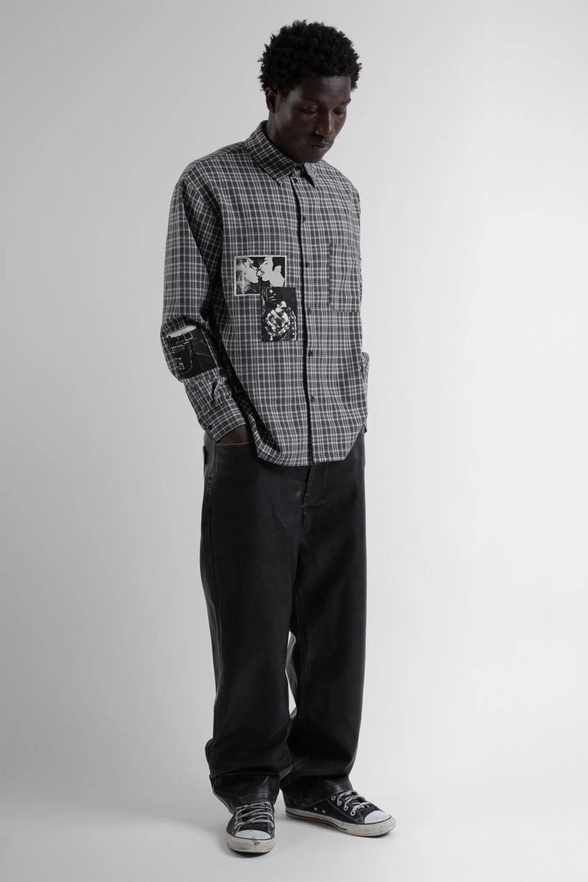 Taunt Shirt - Black Tartan