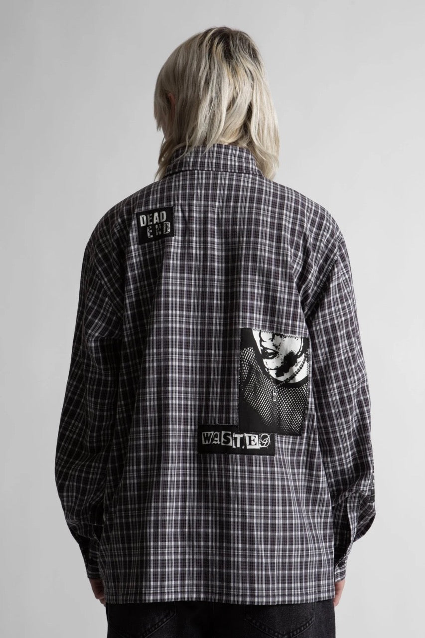 Taunt Shirt - Black Tartan
