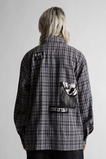 Taunt Shirt - Black Tartan